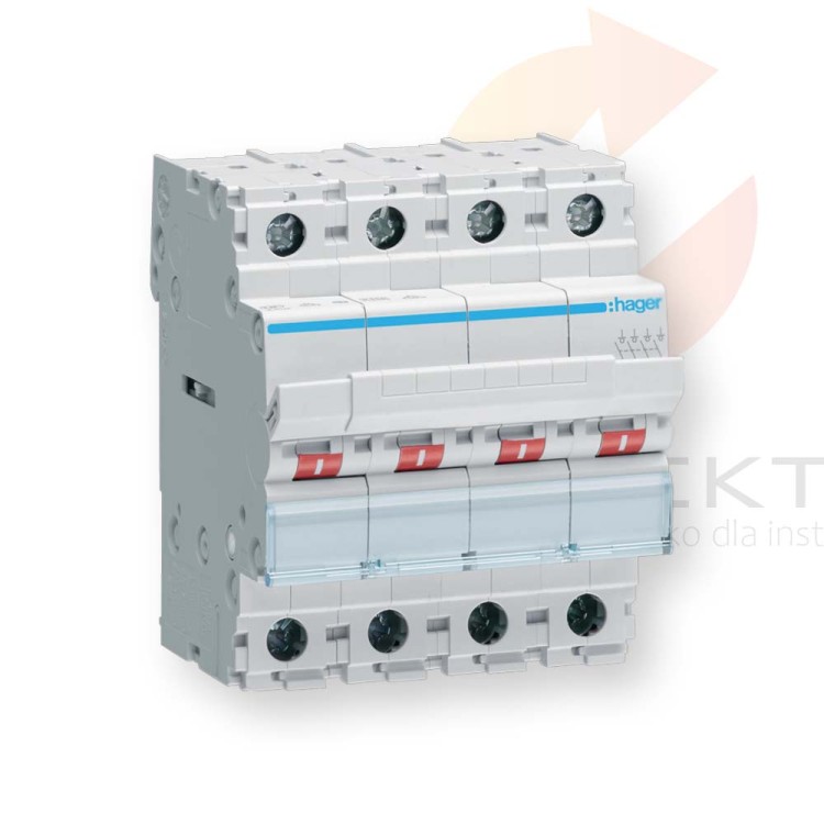 HAGER rozłącznik modułowy 125A 4P SBN499 - Hurtownia Elektryczna Lux-Elektro Rzeszów Tyczyn | Sklep Elektryczny Online
