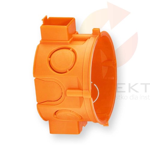SIMET puszka podtynkowa 60mm pomarańczowa S60KF /100szt./ - Hurtownia Elektryczna Lux-Elektro Rzeszów Tyczyn