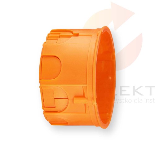 SIMET Puszka podtynkowa 60mm pomarańczowa płytka Z60KF 33048008 /80szt./ - - Hurtownia Elektryczna Lux-Elektro Rzeszów Tyczyn