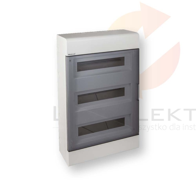 Rozdzielnica modułowa 3x18 natynkowa SRn-54 1.54  Hurtownia Elektryczna Lux-Elektro Rzeszów Tyczyn | Sklep Elektryczny Online