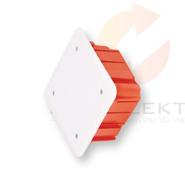 INSTALL-BOX Puszka instalacyjna p/t 105x105x50mm ceglasta 0262-01 Hurtownia Elektryczna Lux-Elektro Rzeszów Tyczyn | Sklep Elektryczny Online
