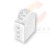 Puszka naścienna 75x40x75mm z dławnicą zintegrowaną samozatrzaskowa, bezhalogenowa, seria FASTBOXiHOOK biała IP54 NS5 35360106 Hurtownia Elektryczna Lux-Elektro Rzeszów Tyczyn | Sklep Elektryczny Online