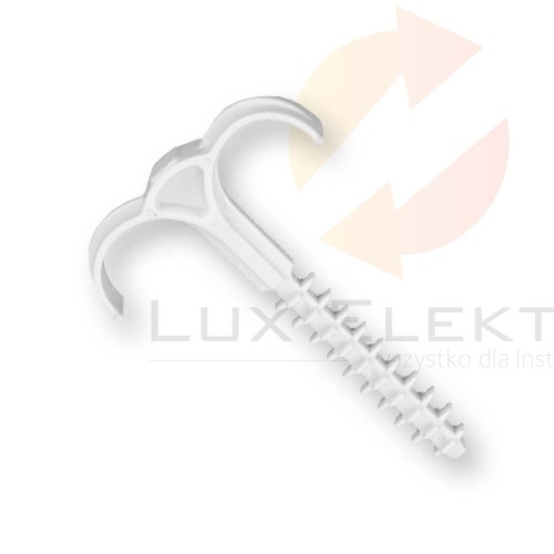 Uchwyt kablowy szybkiego montażu hakowy rury i przewody fi 18-22mm USMH-22 BIS /25szt./ 15.4 Hurtownia Elektryczna Lux-Elektro Rzeszów Tyczyn | Sklep Elektryczny Online