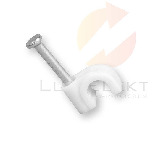 Uchwyt kablowy okrągły fi 6mm FLOP 6 27.06 /100szt./ Hurtownia Elektryczna Lux-Elektro Rzeszów Tyczyn | Sklep Elektryczny Online