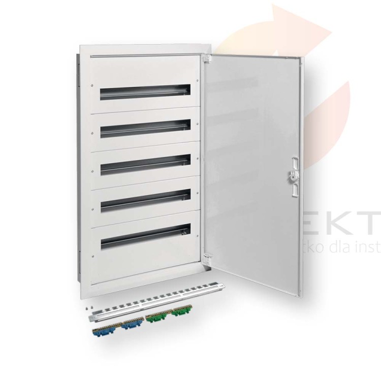 Rozdzielnica modułowa 5x24 podtynkowa IP30 FW524FT Hurtownia Elektryczna Lux-Elektro Rzeszów Tyczyn | Sklep Elektryczny Online