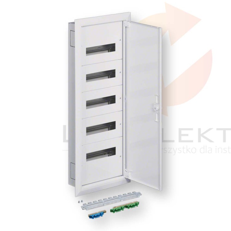 Rozdzielnica modułowa 5x12 podtynkowa IP30 FW512FT Hurtownia Elektryczna Lux-Elektro Rzeszów Tyczyn | Sklep Elektryczny Online