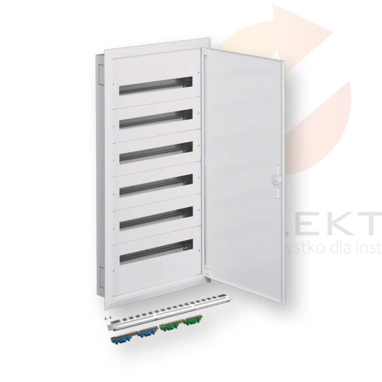 Rozdzielnica modułowa 6x24 podtynkowa IP30 FW624FT   Hurtownia Elektryczna Lux-Elektro Rzeszów Tyczyn | Sklep Elektryczny Online