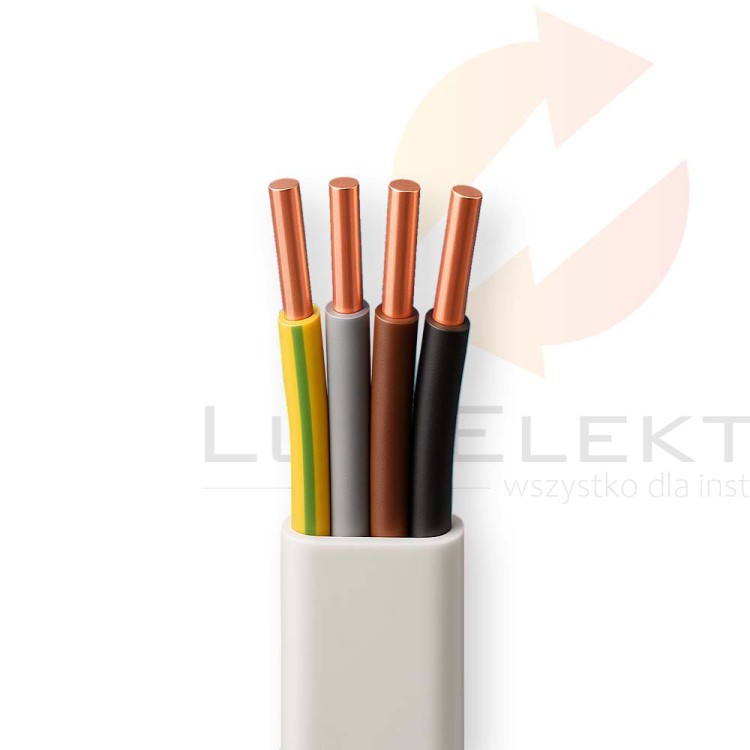 Przewód YDYp 4x1,5 żo 450/750V /100m/ DAMIR  Hurtownia Elektryczna Lux-Elektro Rzeszów Tyczyn | Sklep Elektryczny Online