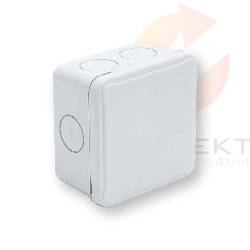 Puszka natynkowa LIGHT 108x108x64 bez dławnic 7xM25 IP66/67 EX-111  Hurtownia Elektryczna Lux-Elektro Rzeszów Tyczyn | Sklep Elektryczny Online