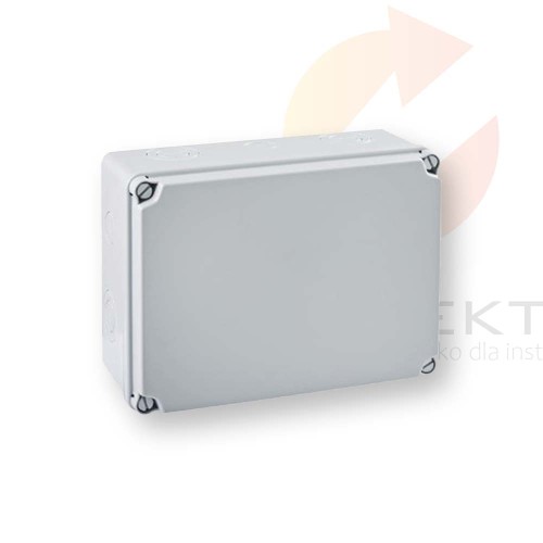 Puszka natynkowa LIGHT 241x180x96 bez dławnic 4xM25 6xM40 IP66/67 EX-231  Hurtownia Elektryczna Lux-Elektro Rzeszów Tyczyn | Sklep Elektryczny Online