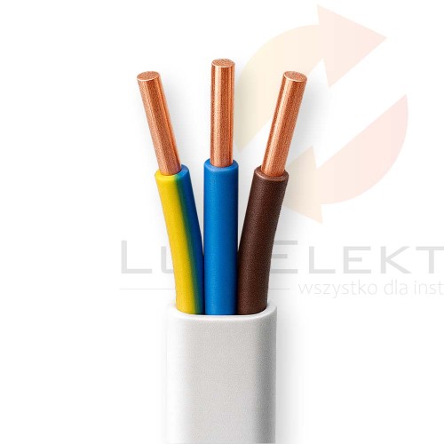 Przewód YDYp 3x2,5 żo 450/750V /50m/ DAMIR  Hurtownia Elektryczna Lux-Elektro Rzeszów Tyczyn | Sklep Elektryczny Online