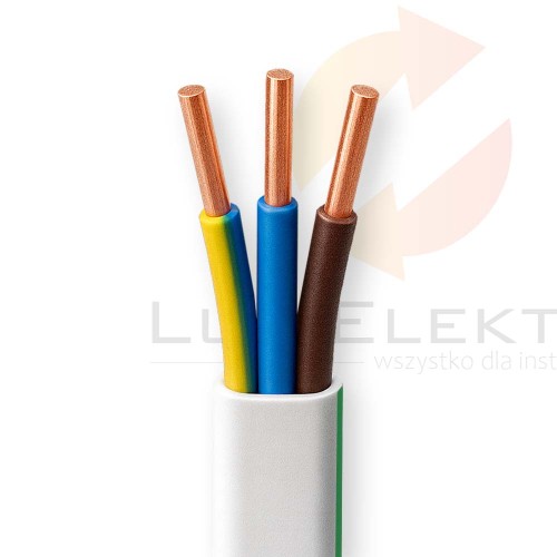 Przewód NKT instal PLUS YDYp 3x2,5 żo biały 450/750 /120m/ NKT  Hurtownia Elektryczna Lux-Elektro Rzeszów Tyczyn | Sklep Elektryczny Online