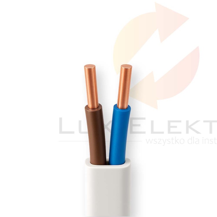 Przewód YDYp 2x2,5 450/750V /50m/ DAMIR  Hurtownia Elektryczna Lux-Elektro Rzeszów Tyczyn | Sklep Elektryczny Online