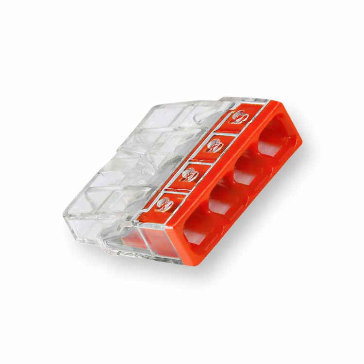 WAGO Szybkozłączka 4x 0,5-2,5mm2 czerwona 2273-204 /opakowanie 20szt/ 2273-204/995-020 Hurtownia Elektryczna Lux-Elektro Rzeszów Tyczyn | Sklep Elektryczny Online