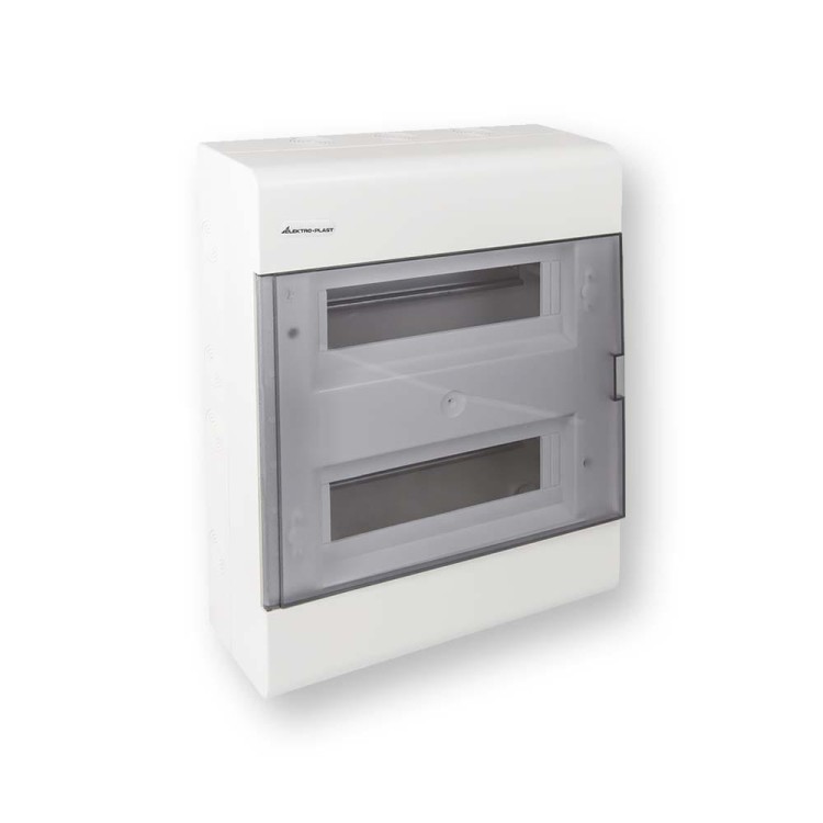 Rozdzielnica modułowa 2x12 natynkowa IP40 SRn-24 1.6 Hurtownia Elektryczna Lux-Elektro Rzeszów Tyczyn | Sklep Elektryczny Online