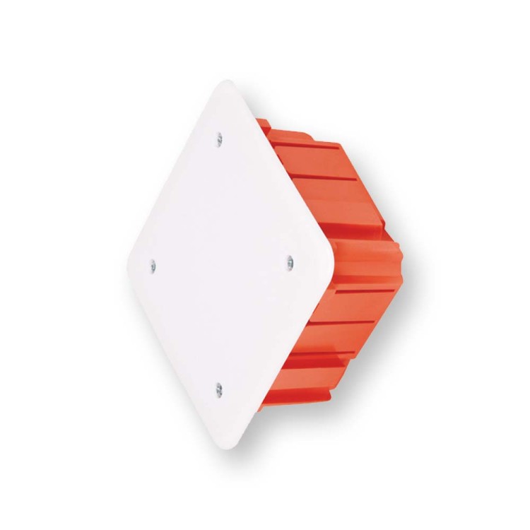INSTALL-BOX Puszka instalacyjna p/t 95x95x50mm ceglasta 0261-01 Hurtownia Elektryczna Lux-Elektro Rzeszów Tyczyn | Sklep Elektryczny Online
