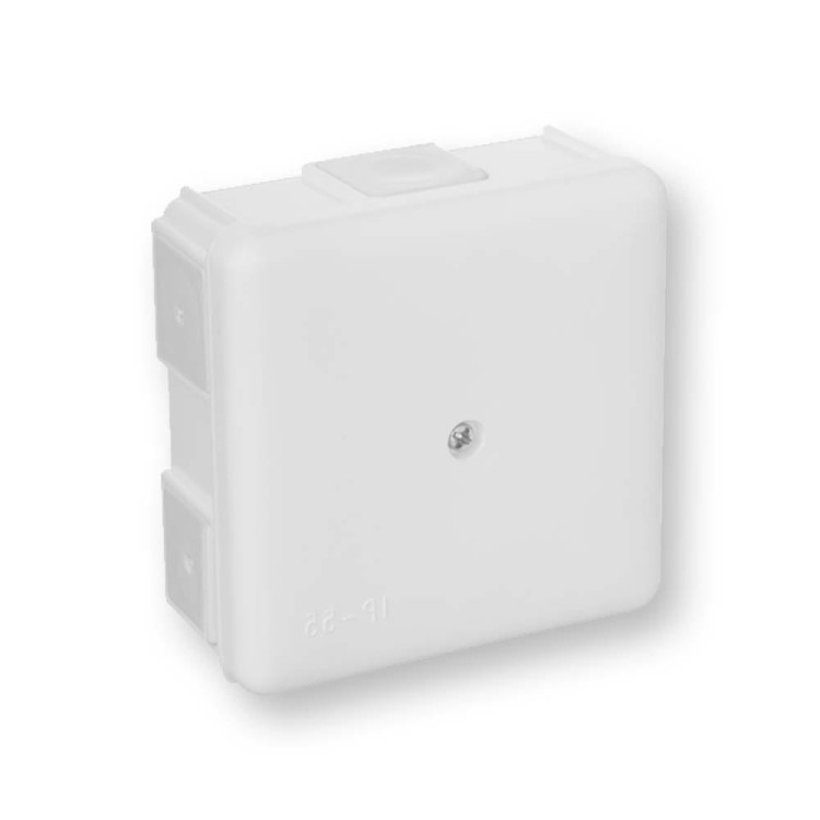 Puszka hermetyczna n/t 86x86x39mm z zaciskiem 5x2,5mm IP55 biała 0226-01 Hurtownia Elektryczna Lux-Elektro Rzeszów Tyczyn | Sklep Elektryczny Online