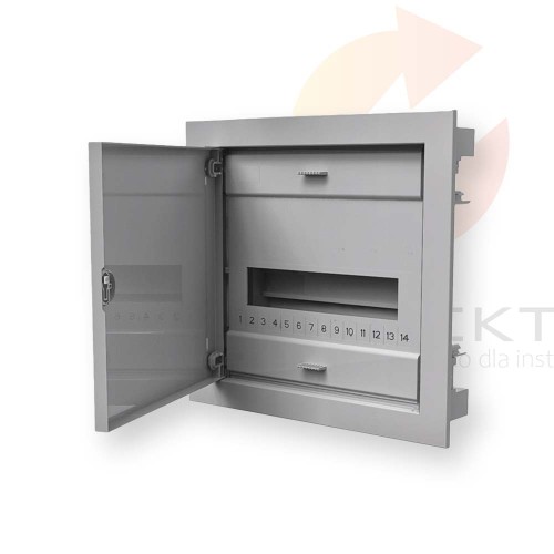 Rozdzielnica modułowa podtynkowa 1x12 RO-1 /drzwi metal/ ( N+PE) C.1512 Hurtownia Elektryczna Lux-Elektro Rzeszów Tyczyn | Sklep Elektryczny Online