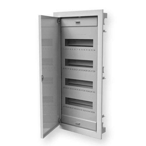 Rozdzielnica modułowa podtynkowa 4x12 RO-4 /drzwi metal/ (N+PE) C.1548 Hurtownia Elektryczna Lux-Elektro Rzeszów Tyczyn | Sklep Elektryczny Online