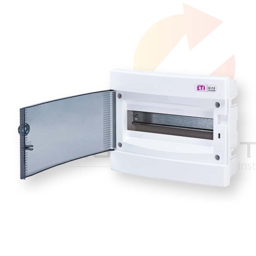 Rozdzielnica modułowa 1x12 podtynkowa /transparentna/ ECM12PT DIDO 001101011 ETI  Hurtownia Elektryczna Lux-Elektro Rzeszów Tyczyn | Sklep Elektryczny Online
