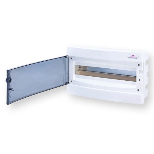 Rozdzielnica modułowa 1x18 podtynkowa /transparentna/ ECM18PT-S DIDO 001101074 ETI Hurtownia Elektryczna Lux-Elektro Rzeszów Tyczyn | Sklep Elektryczny Online