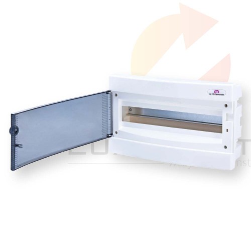 Rozdzielnica modułowa 1x18 podtynkowa /transparentna/ ECM18PT-S DIDO 001101074 ETI Hurtownia Elektryczna Lux-Elektro Rzeszów Tyczyn | Sklep Elektryczny Online