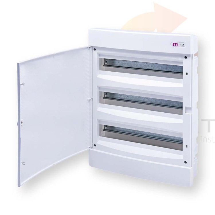 Rozdzielnica modułowa 3x18 podtynkowa /biała/ ECM3X18PO-s DIDO 001101098 ETI Hurtownia Elektryczna Lux-Elektro Rzeszów Tyczyn | Sklep Elektryczny Online