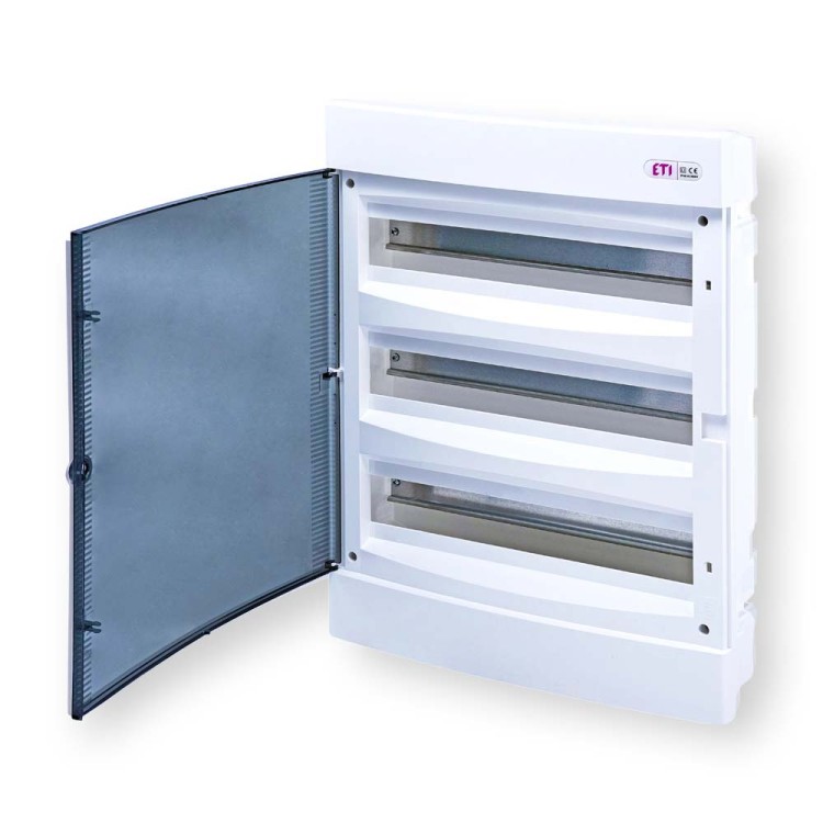 Rozdzielnica modułowa 3x18 podtynkowa /transparentna/ ECM54PT-S DIDO 001101097 ETI Hurtownia Elektryczna Lux-Elektro Rzeszów Tyczyn | Sklep Elektryczny Online