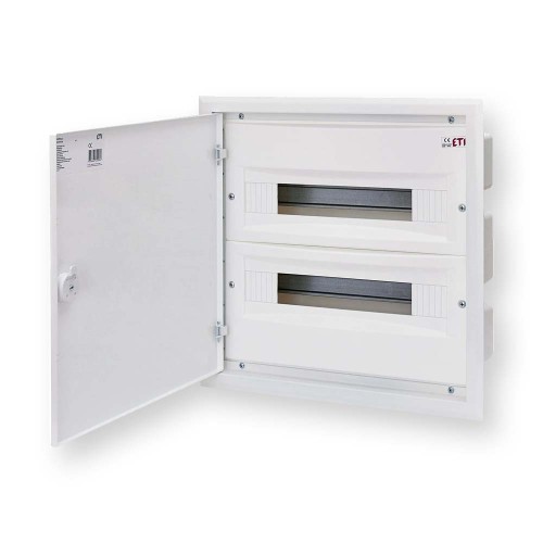 Rozdzielnica modułowa 2x18 podtynkowa /drzwi metal/ ERP18-2 DIDO 001101210 ETI Hurtownia Elektryczna Lux-Elektro Rzeszów Tyczyn | Sklep Elektryczny Online