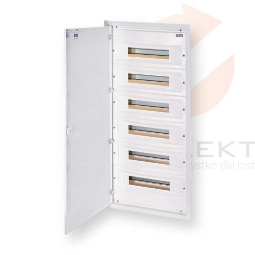 Rozdzielnica modułowa 6x18 podtynkowa /drzwi metal/ ERP18-6 DIDO 001101218 ETI Hurtownia Elektryczna Lux-Elektro Rzeszów Tyczyn | Sklep Elektryczny Online