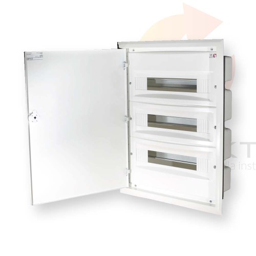 Rozdzielnica modułowa 3x18 podtynkowa /dzwi metal/ ERP18-3 DIDO 001101212 ETI Hurtownia Elektryczna Lux-Elektro Rzeszów Tyczyn | Sklep Elektryczny Online