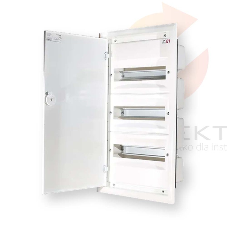 Rozdzielnica modułowa 3x12 podtynkowa /dzwi metal/ ERP12-3 DIDO 001101204 ETI Hurtownia Elektryczna Lux-Elektro Rzeszów Tyczyn | Sklep Elektryczny Online