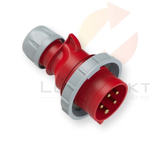 Wtyczka przenośna 32A 5P 400V czerwona IP67 SHARK 0252-6 PCE Hurtownia Elektryczna Lux-Elektro Rzeszów Tyczyn | Sklep Elektryczny Online