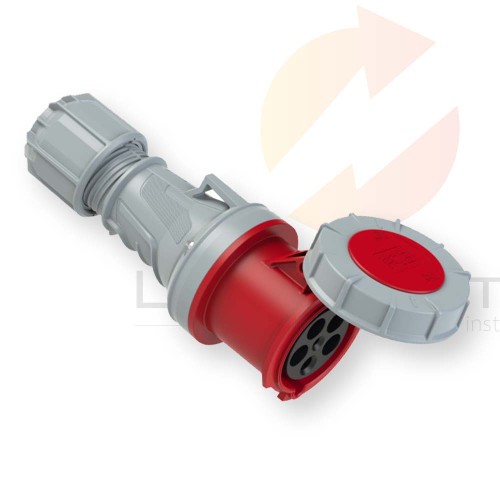 Gniazdo przenośne 125A 5P 400V czerwone IP67 POWER TWIST 245-6 PCE  Hurtownia Elektryczna Lux-Elektro Rzeszów Tyczyn | Sklep Elektryczny Online