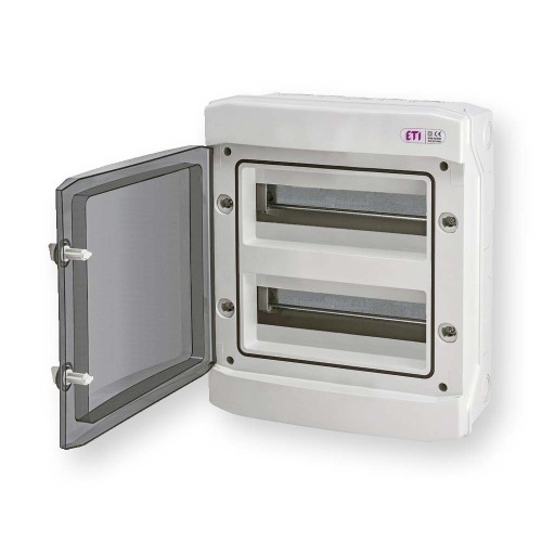 Rozdzielnica modułowa PV 2x12 natynkowa /transparentna/ UV 1500V DC ECH-24PT-s DIDO 001101067 ETI  Hurtownia Elektryczna Lux-Elektro Rzeszów Tyczyn | Sklep Elektryczny Online