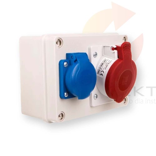 Rozdzielnica stacjonarna R-BOX 150 1x16A/4P 1x250V IP44 B.1202 PAWBOL  Hurtownia Elektryczna Lux-Elektro Rzeszów Tyczyn | Sklep Elektryczny Online