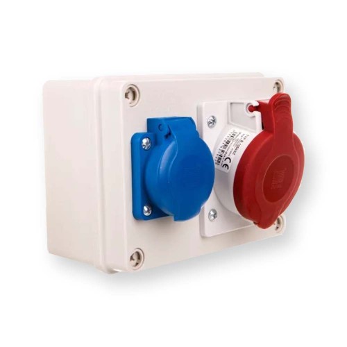 Rozdzielnica stacjonarna R-BOX 150 1x16A/5P 1x250V IP44 B.1091 PAWBOL  Hurtownia Elektryczna Lux-Elektro Rzeszów Tyczyn | Sklep Elektryczny Online