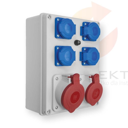 Rozdzielnica R-BOX 240 1x32A/5P 1x16A/5P 4x250V IP44 B.1100-02 PAWBOL Hurtownia Elektryczna Lux-Elektro Rzeszów Tyczyn | Sklep Elektryczny Online