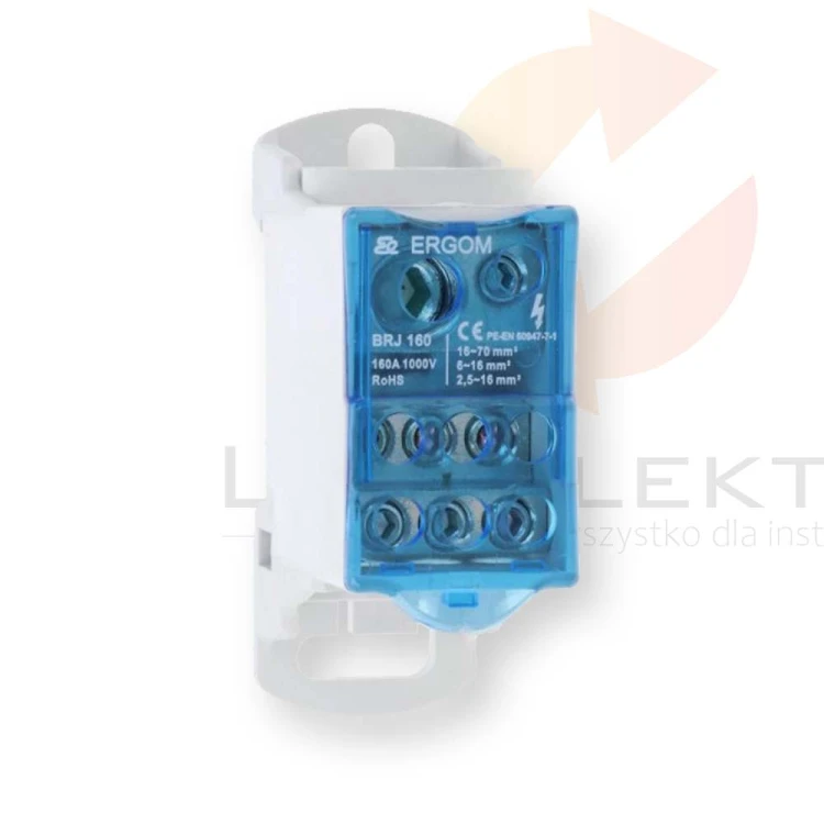 Blok rozdzielczy BRJ 160 R33RA-02030102401 ERGOM Hurtownia Elektryczna Lux-Elektro Rzeszów Tyczyn | Sklep Elektryczny Online
