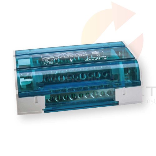 Blok rozdzielczy 4-torowy 1x10-35mm2+3x10-25mm2+7x2,5-6mm2 125A EBR2 4-11/125 R33RA-02020300301 ERGOM  Hurtownia Elektryczna Lux-Elektro Rzeszów Tyczyn | Sklep Elektryczny Online