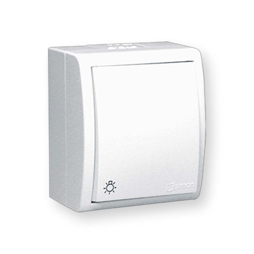 Simon Aquarius Przycisk hermetyczny /światło/ IP54 biały AQS1/11 Hurtownia Elektryczna Lux-Elektro Rzeszów Tyczyn | Sklep Elektryczny Online