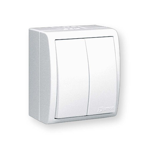 Simon Aquarius Łącznik hermetyczny świecznikowy IP54 biały AQW5/11 Hurtownia Elektryczna Lux-Elektro Rzeszów Tyczyn | Sklep Elektryczny Online