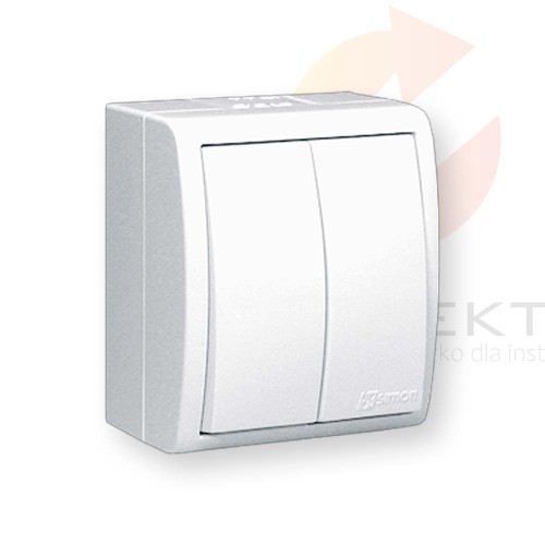 Simon Aquarius Łącznik hermetyczny świecznikowy IP54 biały AQW5/11 Hurtownia Elektryczna Lux-Elektro Rzeszów Tyczyn | Sklep Elektryczny Online