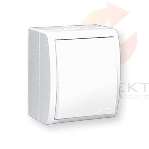 Simon Aquarius Łącznik hermetyczny jednobiegunowy IP54 biały AQW1/11 Hurtownia Elektryczna Lux-Elektro Rzeszów Tyczyn | Sklep Elektryczny Online