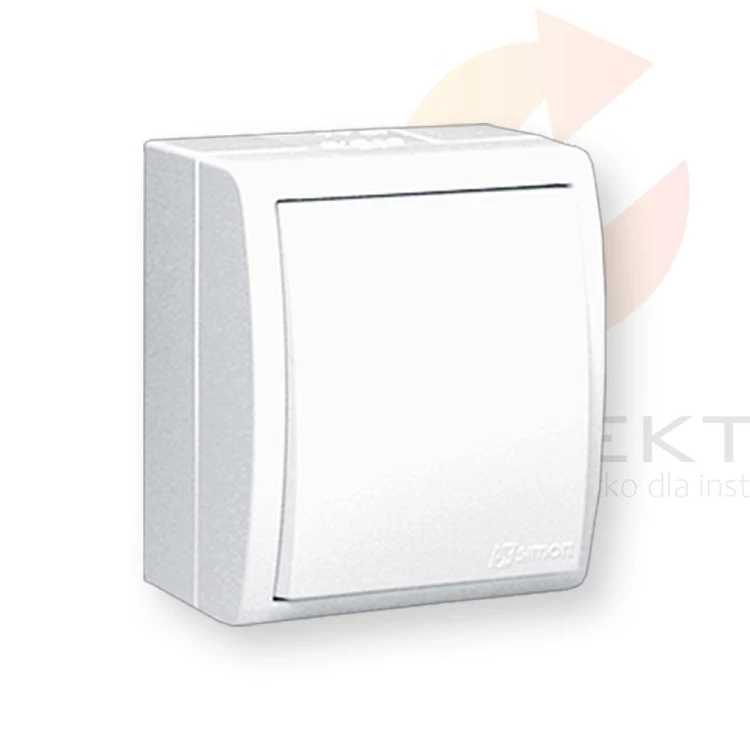 Simon Aquarius Łącznik hermetyczny jednobiegunowy IP54 biały AQW1/11 Hurtownia Elektryczna Lux-Elektro Rzeszów Tyczyn | Sklep Elektryczny Online