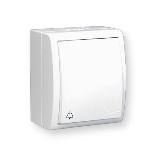 Simon Aquarius Przycisk hermetyczny /dzwonek/ IP54 biały AQD1/11 Hurtownia Elektryczna Lux-Elektro Rzeszów Tyczyn | Sklep Elektryczny Online