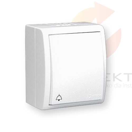 Simon Aquarius Przycisk hermetyczny /dzwonek/ IP54 biały AQD1/11 Hurtownia Elektryczna Lux-Elektro Rzeszów Tyczyn | Sklep Elektryczny Online
