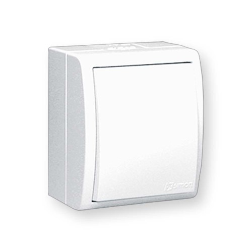 Simon Aquarius Łącznik hermetyczny jednobiegunowy IP54 z podświetleniem biały AQW1L/11  Hurtownia Elektryczna Lux-Elektro Rzeszów Tyczyn | Sklep Elektryczny Online