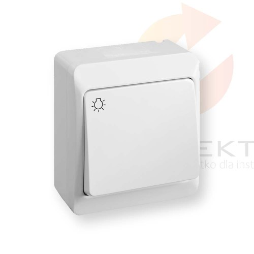 Hermes Przycisk podświetlany (światło) biały IP44 0336-02 ELEKTROPLAST-NASIELSK Hurtownia Elektryczna Lux-Elektro Rzeszów Tyczyn | Sklep Elektryczny Online
