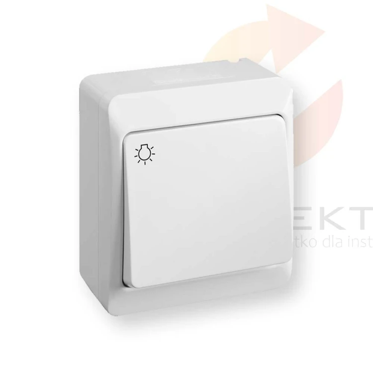Hermes Przycisk podświetlany (światło) biały IP44 0336-02 ELEKTROPLAST-NASIELSK Hurtownia Elektryczna Lux-Elektro Rzeszów Tyczyn | Sklep Elektryczny Online